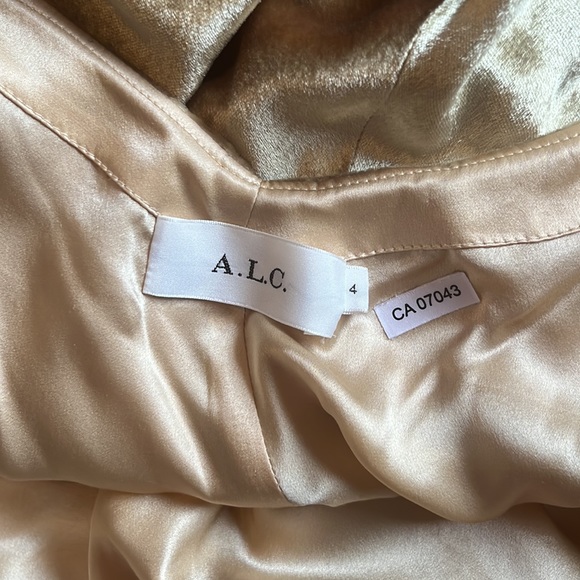 Crushed Velvet A.L.C Midi Dress 🍾 - Picture 7 of 8